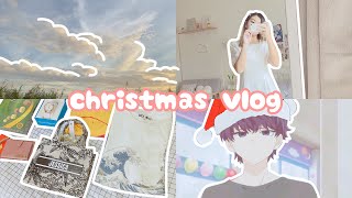 vlogmas 💌 : what i got for christmas, gift wrapping, christmas party + more!