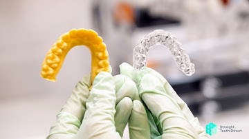 Inside the Straight Teeth Direct™ lab - showing the aligner production stages