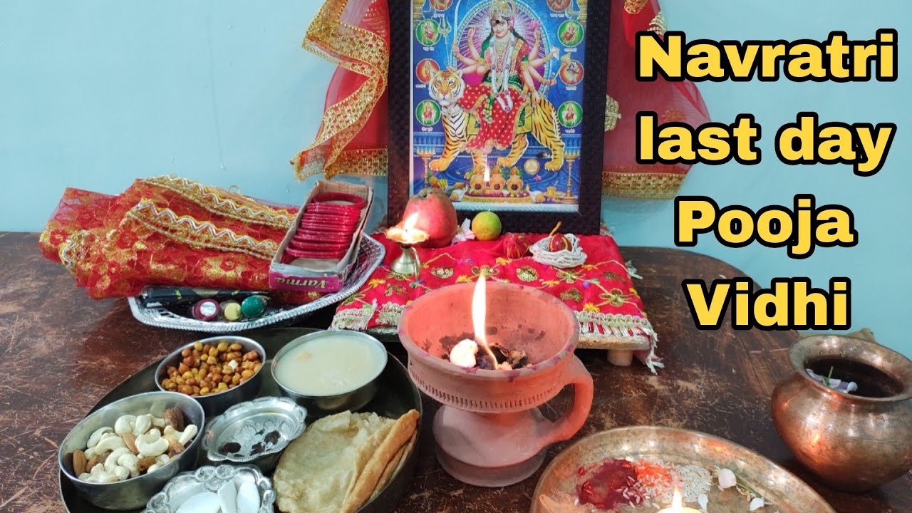 Navami simple puja method  Durga Ashtmi Puja Vidhi  How to do Navmi Puja 2022