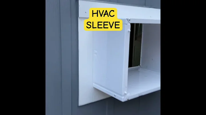 HVAC sleeve rough opening. #tinyhouse ￼#diy