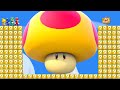 Can Mario Jump over 999x ? - Blocks and Collect Unlimited Mega Mushrooms?