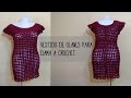 VESTIDO DE OLANES PARA DAMA A CROCHET | Labores Angélika |