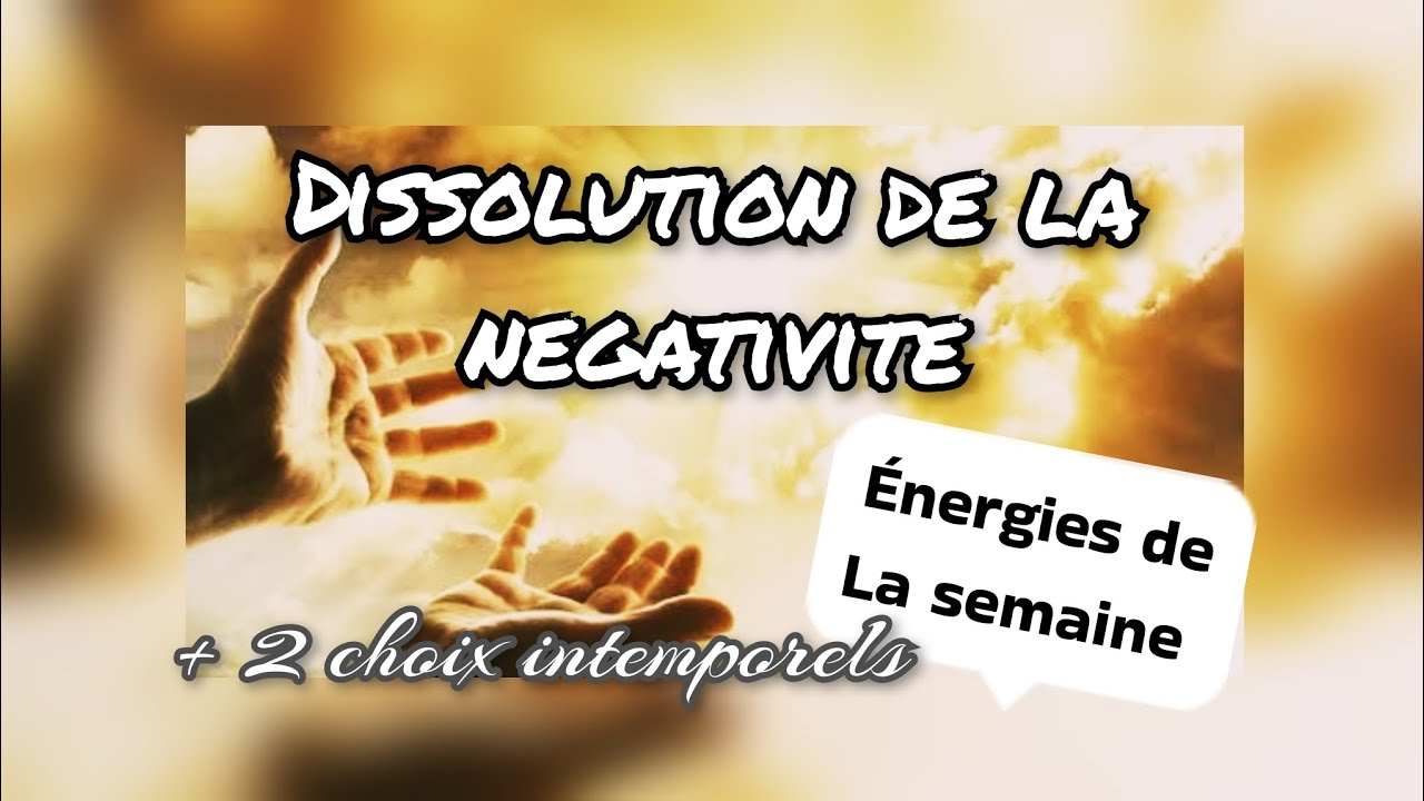 Retour au calme : énergies de la semaine en cours