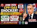 🚨 June 2026 CPP/OAS SHOCKER! Why Some Seniors Get $2,400 While Others Receive Only $1,800 🇨🇦