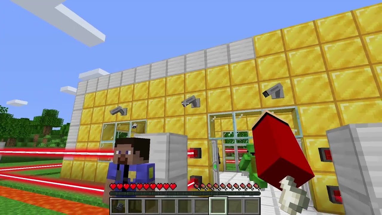 Maizono transforms into a scary form to torment Mikey! (Minecraft