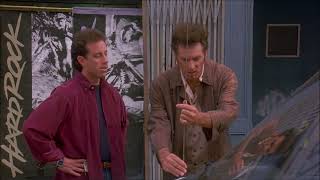 Kramer Breaks the Aerial on Jerry's Van | Seinfeld