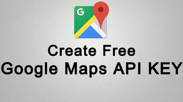 How to Create Google Maps API KEY for Free