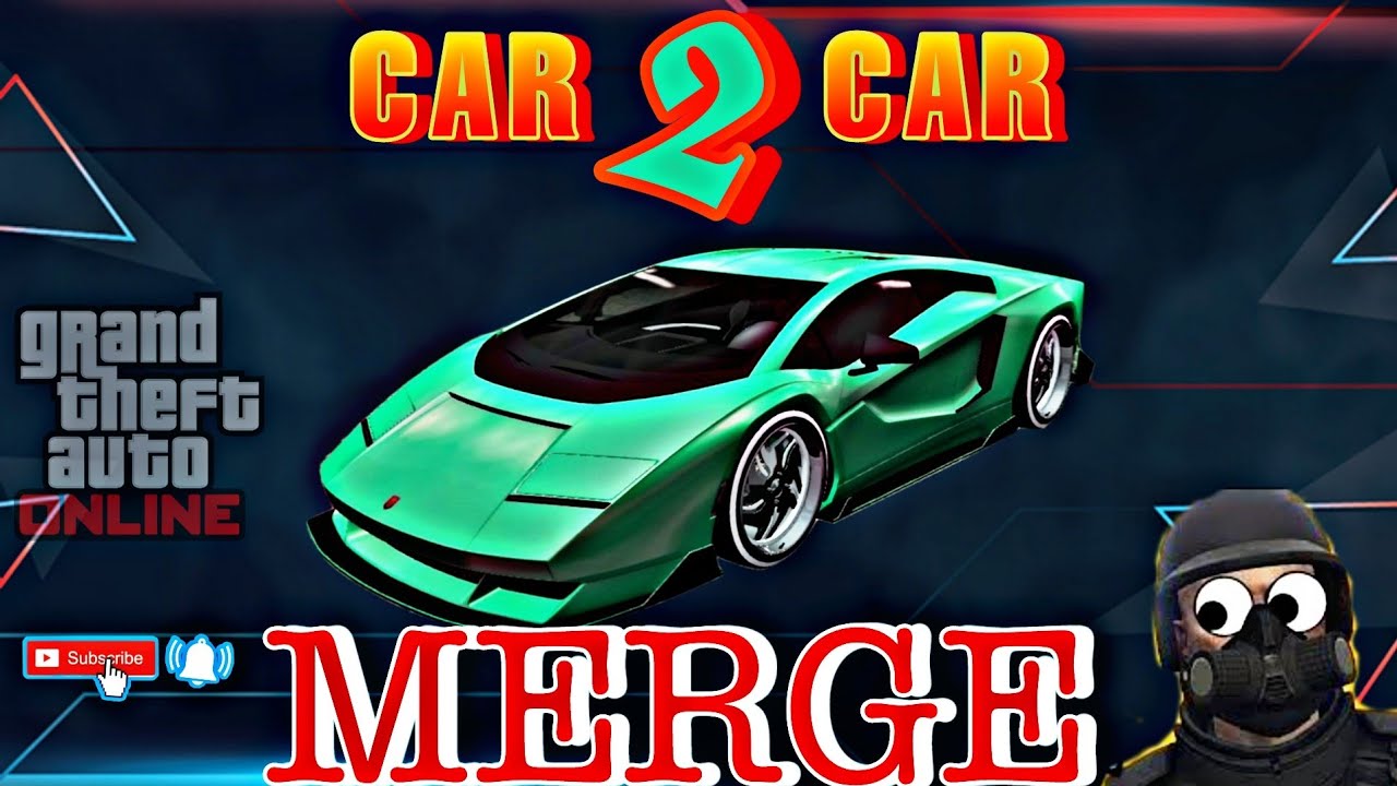 GTA V ONLINE CAR 2 CAR MERGE GLITCH YouTube
