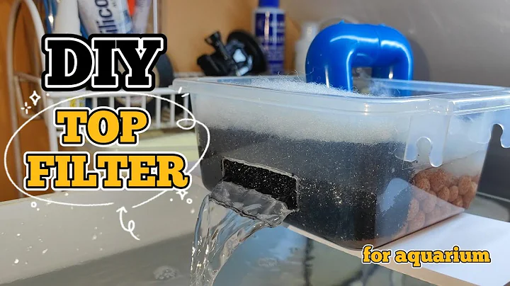 DIY Top Filter with spillway | How to make aquarium Filter at Home