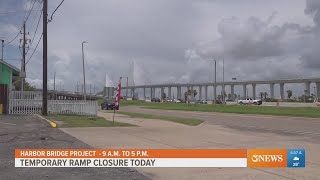 Corpus Christi Harbor Bridge work closes IH-37 ramp Tuesday