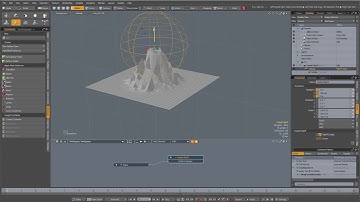 Radial Falloff Deformer With Texture.