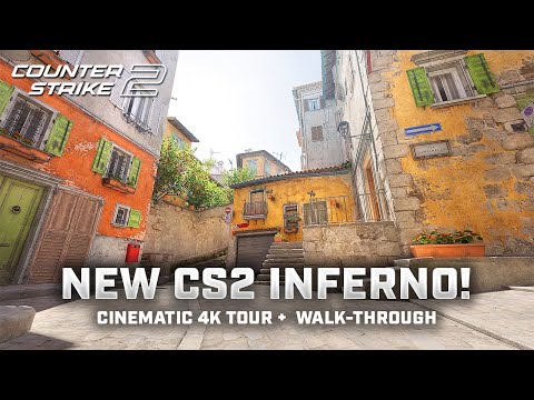 NEW CS2 Inferno (Cinematic Tour + Walk-Through)