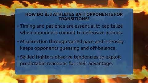 How Do BJJ Athletes Bait Opponents For Transitions? - Fighting Arts Lab
