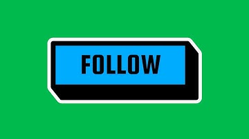 Green Screen Follow Button | 4K | Global Kreators