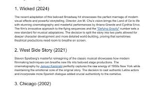 From Stage to Screen - The Evolution of Musical Theatre Adaptations | Mark Murphy Director