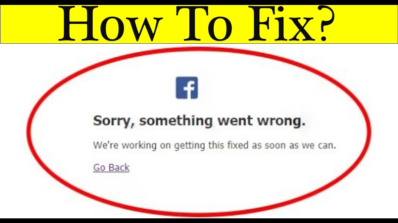 Facebook.com Sorry, something went wrong. We're working on getting