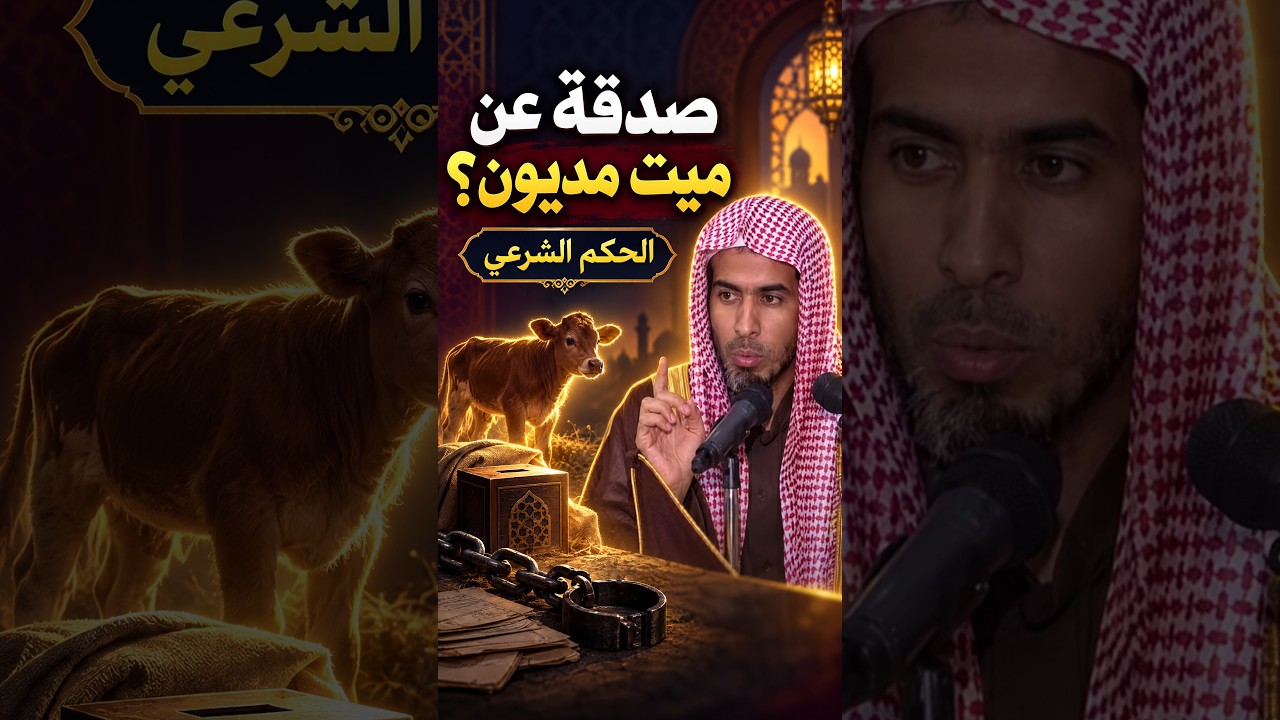 ذبحوا عجلاً صدقة عن ميت مديون.. فما الحكم الشرعي؟
