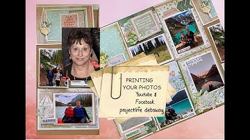 Projectlife and Scrapbooking printing your own photos technique and process video