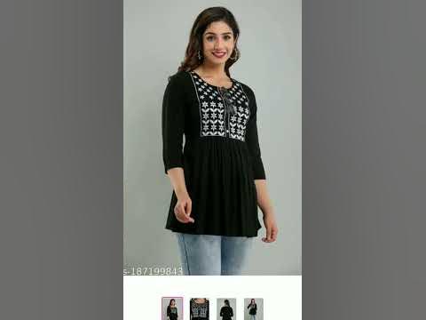 #meesho tops haul #meesho random finds #meesho #black top # ...