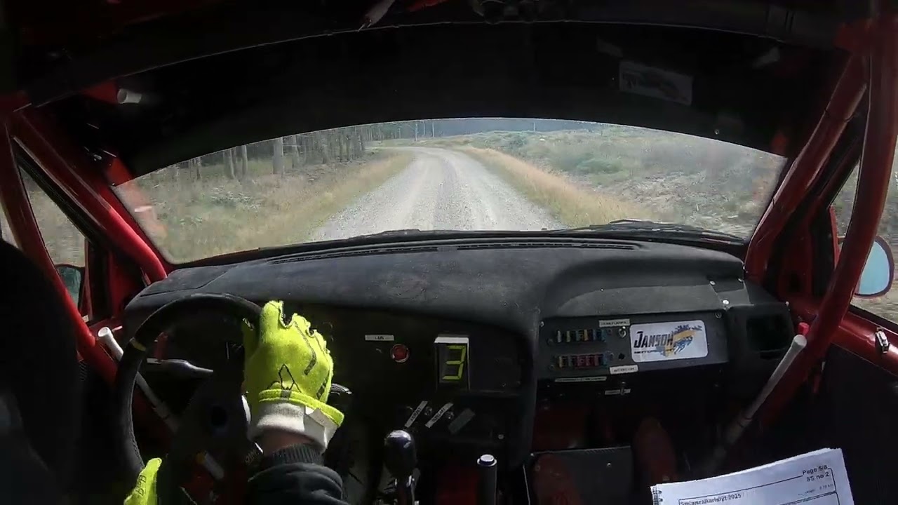 Strömkarlsrallyt 2025 ss5 Kabelvägen Oscar Janson snabbaste 2wd (utan 4e vxl)