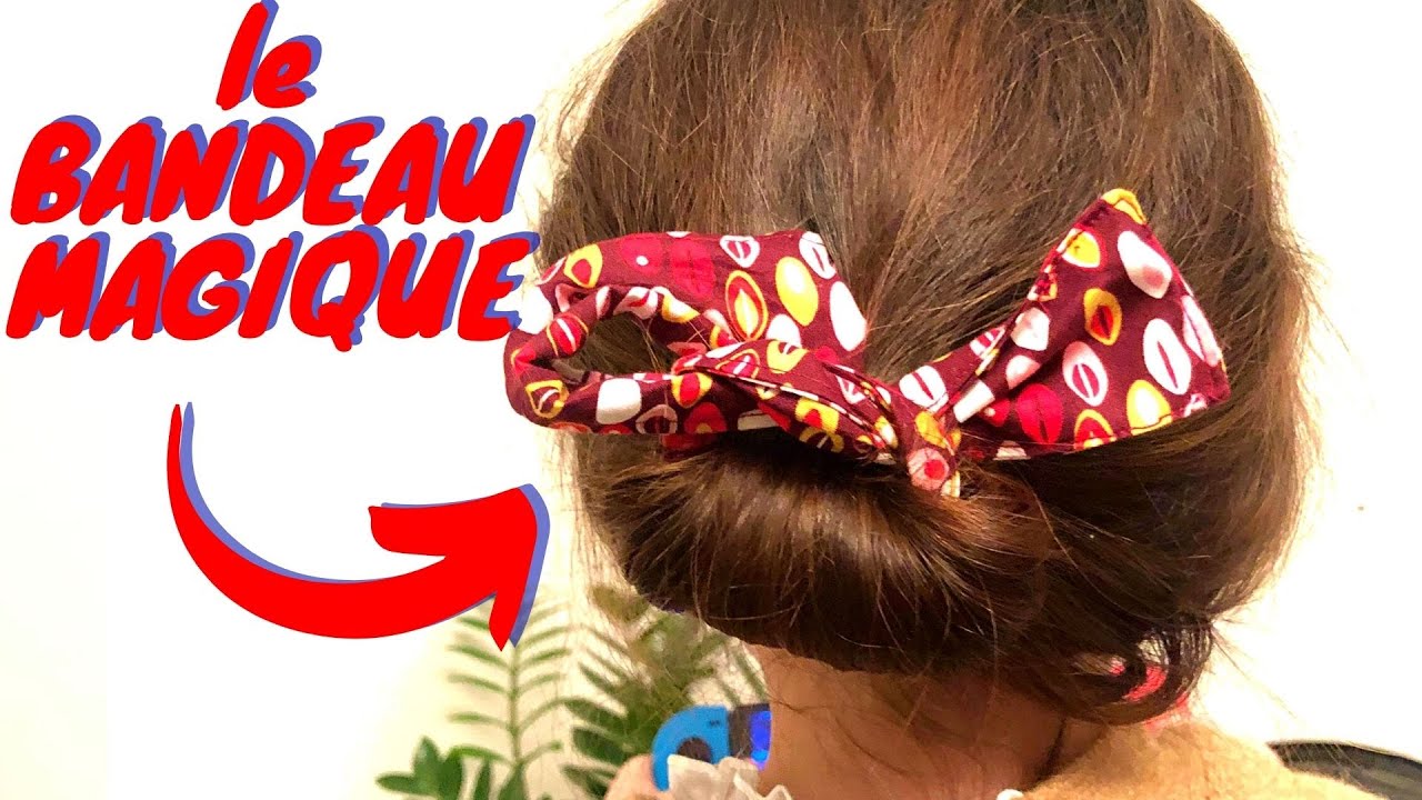 Tuto bandeau cheveux court réversible - Celui d'Evy