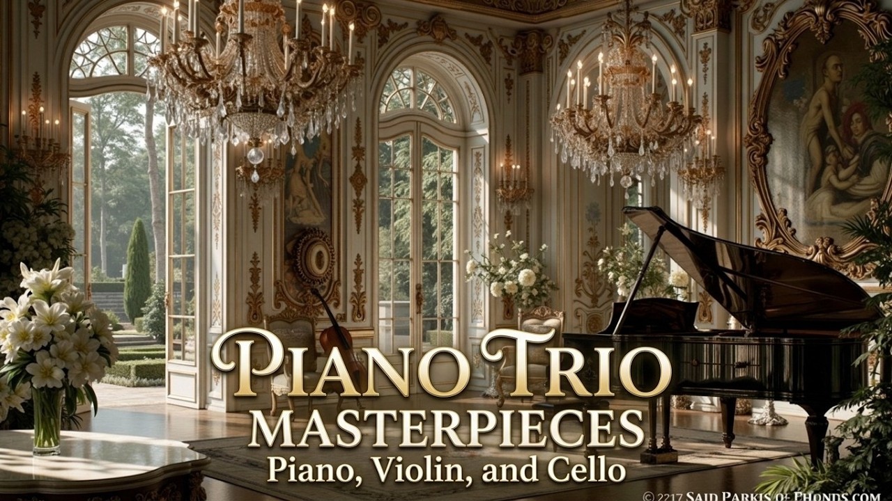Elegant Classical Music | Relaxing Piano Trio & Chamber Music for Studying and Deep Focus