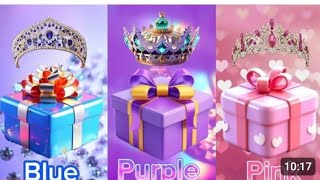 Choose your Gift😍😳🤮 | 3 Giftbox challenge | #blue #purpal #pink #chooseyourgift #3giftbox