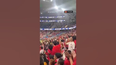 Saat ribuan supporter timnas teriak Shin Tae Yong Debut Pertama kebantai Australia 5 vs 1 Indonesia