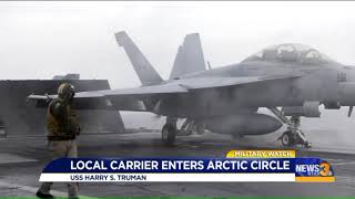 Uss Harry S. Truman Becomes First Navy Carrier To Enter Arctic Circle In 30 Years