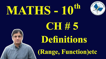 Maths Class 10th Chapter 5 Definitions