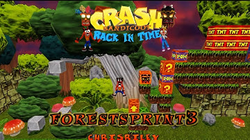 Crash Bandicoot - Back In Time Fan Game: Custom Level: Forest Sprint 3 By ChrisRiley