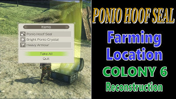 Xenoblade Chronicles definitive edition - ponio hoof seal farming location - Colony 6 reconstruction