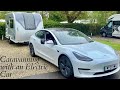 Can You Tow a Caravan with an Electric Car? Towing a Bailey Discovery D4-2 with a Tesla