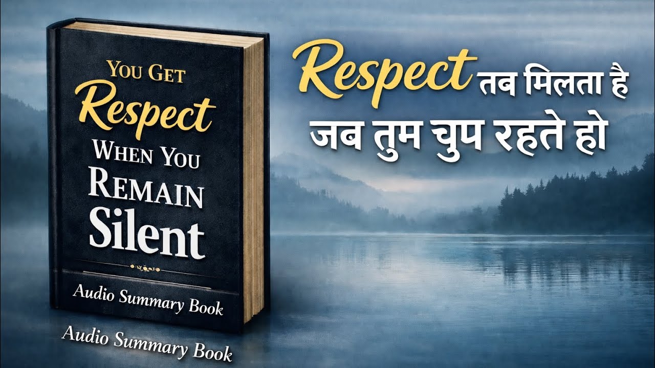 You Get Respect When You Remain Silent| Respect तब मिलता है जब तुम चुप रहते हों| Audio Summary Book 