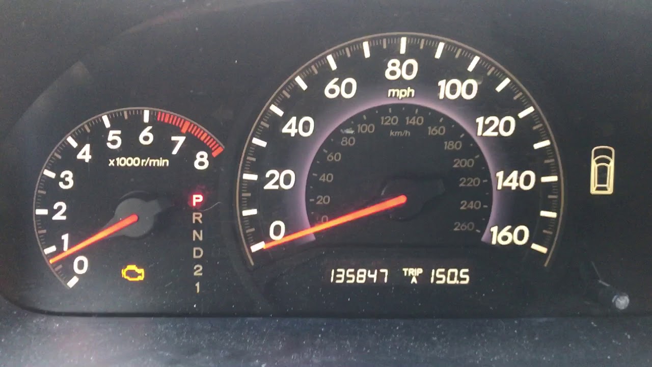 Engine light is on & blinking Honda Odyssey 2007 -