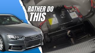 Audi A4 B9 2016 - 2025 Battery Replacement