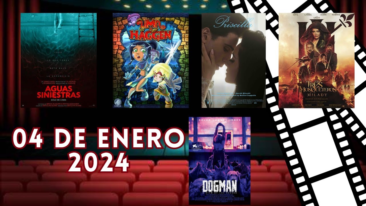 ESTRENOS EN CINE 04 DE ENERO 2024 - YouTube