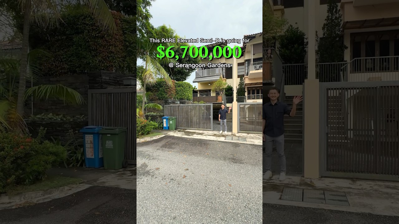 INSIDE this $6.7M Elevated Semi-D | Serangoon Gardens