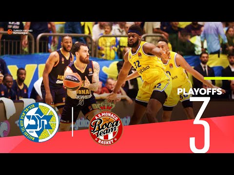 James, Loyd inspire Monaco to 2-1 lead! | Playoffs Game 3, Highlights | Turkish Airlines EuroLeague