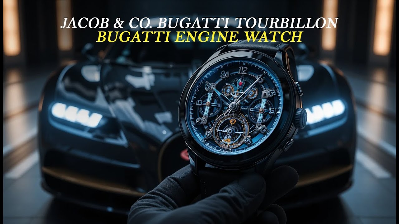 Watch With Engine Inside Inside the Jacob & Co. Bugatti Tourbillon Watch | V16 Engine on the ...