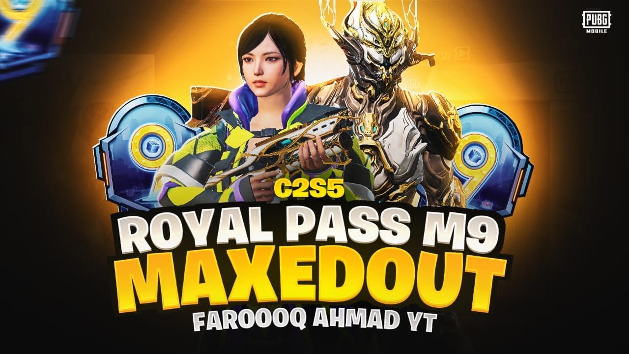 C2S5 M9 Royal Pass Maxing Out | 5 Royal Pass Giveaway | 🔥 PUBG MOBILE🔥