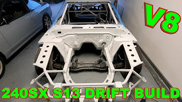 6.0 S13 Drift Build Part 1 | Engine Install and Bash Bar Paint