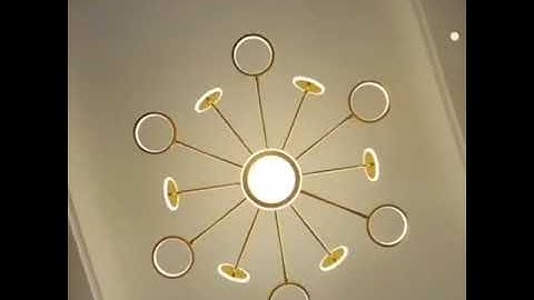 Đèn Thả LED Trang Trí Bàn Ăn, Phòng Ngủ Bóng Xoay 360 Độ, LED 3 Chế Độ