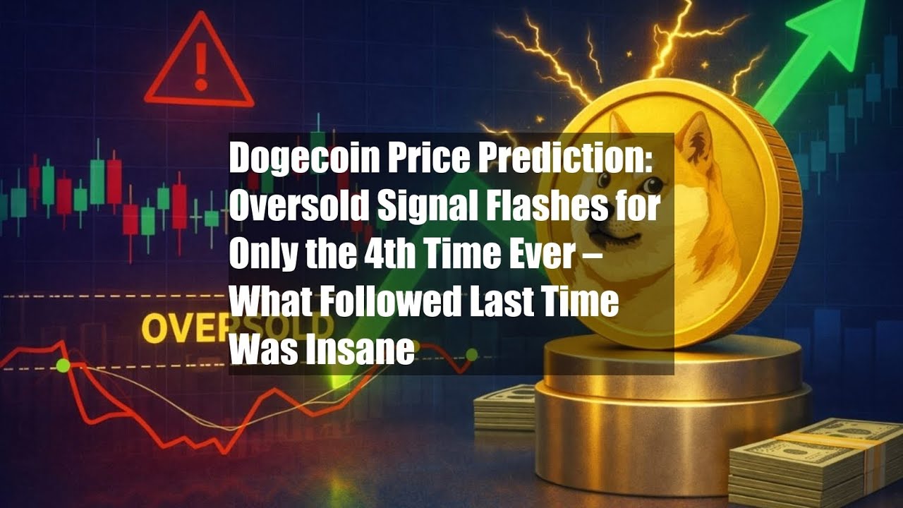 Dogecoin Price Prediction: Oversold Signal Flashes for Only the - YouTube