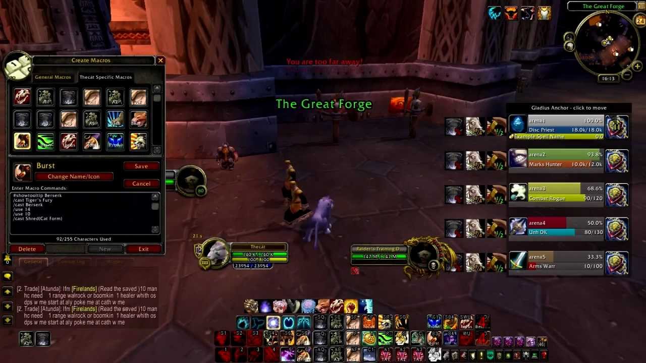 feral druid pvp usefull macros glyphs and talent part 1 youtube druid form macro