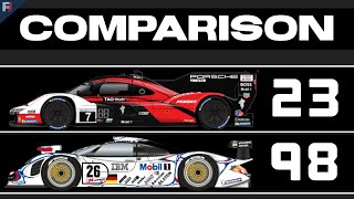 1998 Le Mans Era Vs 2023 Le Mans Era | ft @getfasterE36