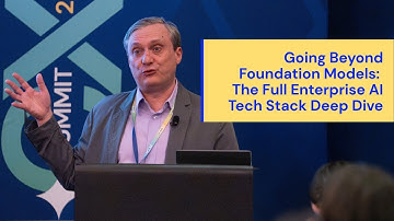 Beyond Foundation Models | Enterprise AI Tech Stack Deep Dive | Noppol Setobol &  Michael Larionov