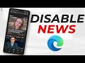 How To Remove News and Feed Section in Microsoft Edge