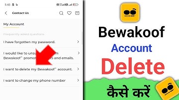 Bewakoof Account Delete kaise kare||How to Delete Bewakoof account||Delete Bewakoof account 