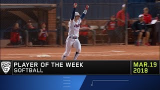Arizona's Jessie Harper claims Pac-12 Softball Player of the Week
